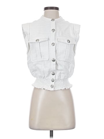 Express Denim Vest (view 1)