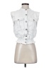 Express 100% Cotton White Denim Vest Size XS - photo 1