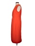 Ann Taylor 100% Polyester Solid Orange Casual Dress Size 10 Petite - photo 5