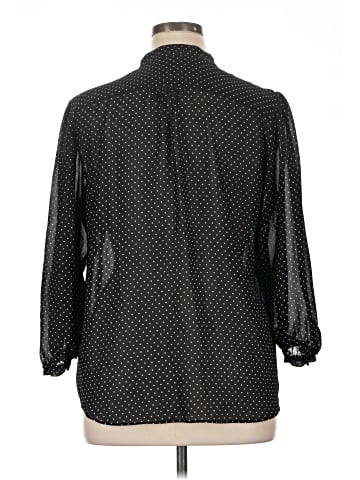 Chaps 3/4 Sleeve Blouse (view 2)