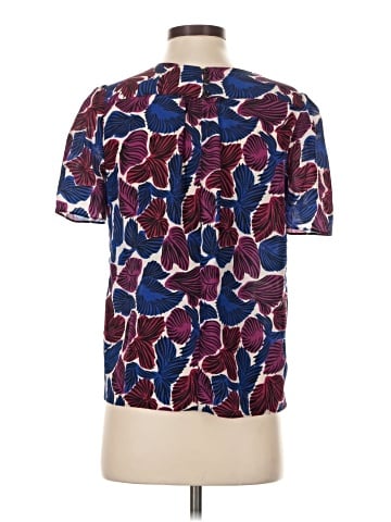 Tara Jarmon Short Sleeve Silk Top (view 2)