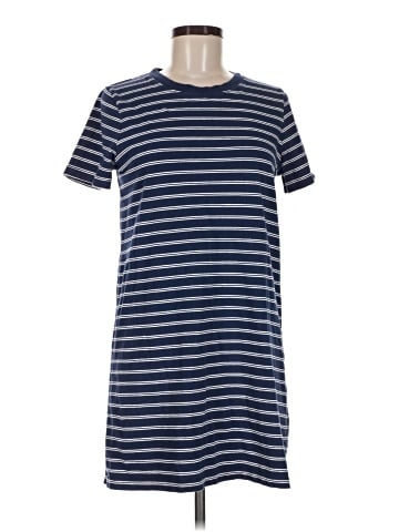 Madewell Tee Dress in Epperson Stripe (view 1)