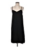 Madewell 100% Polyester Solid Black Casual Dress Size 0 - photo 1