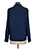 Investments 100% Polyester Blue Long Sleeve Blouse Size L - photo 2