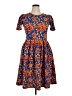 Lularoe Paisley Orange Cocktail Dress Size XL - photo 1