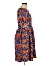 Lularoe Paisley Orange Cocktail Dress Size XL - photo 4