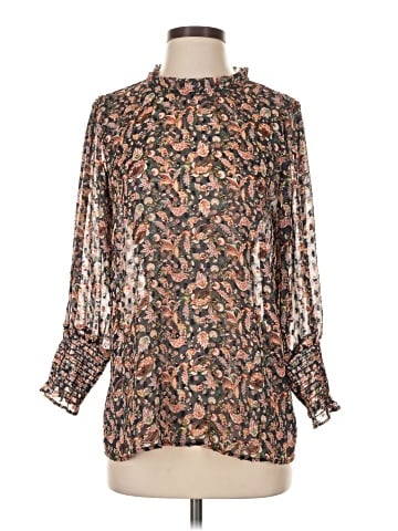 Maison d' Amelie 3/4 Sleeve Blouse (view 1)