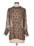 Maison d' Amelie 100% Polyester Paisley Brown 3/4 Sleeve Blouse Size S (estimated) - photo 1