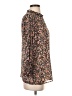 Maison d' Amelie 100% Polyester Paisley Brown 3/4 Sleeve Blouse Size S (estimated) - photo 4