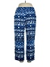 Kim Rogers 100% Rayon Print Blue Casual Pants Size XL - photo 1