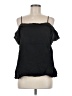 Paper Crown Black Sleeveless Blouse Size M - photo 1