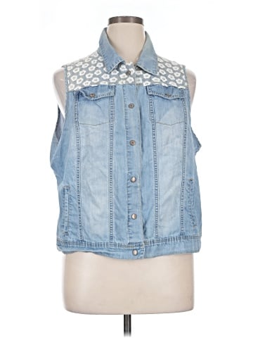 Live A Little Denim Vest (view 1)