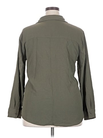 Calvin Klein Long Sleeve Blouse (view 2)