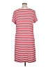 Intro Stripes Red Casual Dress Size XL - photo 2