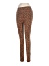Weekend Animal Print Brown Leggings Size S - photo 1