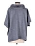 Adrienne Landau Gray Poncho Size Sm - Med - photo 2