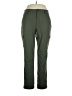L.L.Bean Solid Green Cargo Pants Size 14 - photo 1
