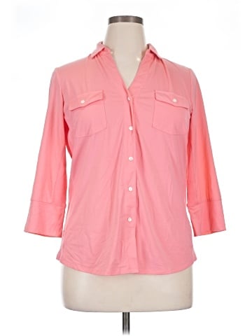 J. McLaughlin 3/4 Sleeve Button-Down Shirt (view 1)