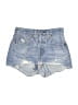 Levi's 100% Cotton Blue Denim Shorts Size 24 waist - photo 1