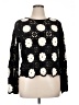 Ultra Pink 100% Cotton Polka Dots Black Pullover Sweater Size XL - photo 1