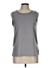 Unbranded 100% Polyester Gray Sleeveless T-Shirt Size L - photo 1