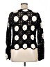 Ultra Pink 100% Cotton Polka Dots Black Pullover Sweater Size XL - photo 2