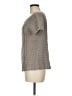 Ann Taylor LOFT 100% Cotton Gray Pullover Sweater Size M - photo 5