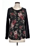 Chris & Carol Floral Black Pullover Sweater Size L - photo 1