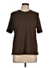 Alia 100% Polyester Brown Short Sleeve T-Shirt Size L - photo 1