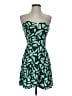 Candie's Graphic Teal Cocktail Dress Size S - photo 1