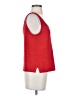 St. John Red Sleeveless Top Size S - photo 4