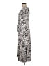 Perceptions Paisley Gray Casual Dress Size L - photo 5