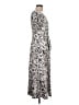 Perceptions Paisley Gray Casual Dress Size L - photo 4