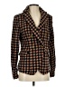 Dudley Stephens 100% Polyester Houndstooth Brown Blazer Size S - photo 1