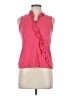 Pendleton 100% Cotton Pink Sleeveless Blouse Size Med Petite - photo 1