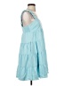 Amanda Uprichard 100% Polyester Solid Blue Casual Dress Size S - photo 4