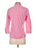 IZOD Pink 3/4 Sleeve Button-Down Shirt Size S - photo 2