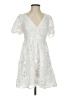 Francesca's 100% Polyester White Cocktail Dress Size S - photo 1