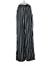 H&M 100% Viscose Stripes Black Casual Pants Size 4 - photo 2