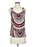 Mara Hoffman Ivory Red Sleeveless Blouse Size XS - photo 1