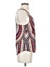 Mara Hoffman Ivory Red Sleeveless Blouse Size XS - photo 4