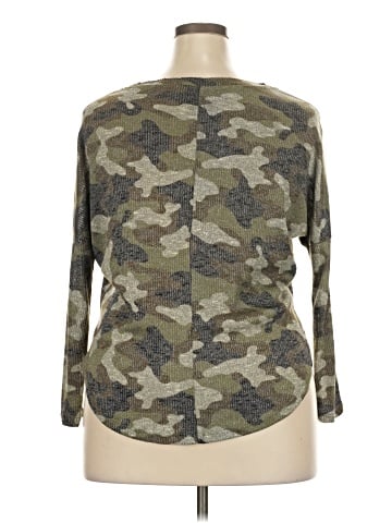 Bobeau 3/4 Sleeve Blouse (view 2)