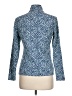 J. McLaughlin Chevron-herringbone Teal Track Jacket Size L - photo 2
