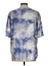 Absolutely Famous Blue Short Sleeve Blouse Size L - photo 2