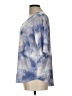 Absolutely Famous Blue Short Sleeve Blouse Size L - photo 5