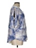 Absolutely Famous Blue Short Sleeve Blouse Size L - photo 4