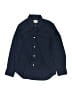Crewcuts Solid Blue Long Sleeve Button-Down Shirt Size 8 - photo 1