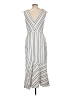 Sam Edelman Stripes Ivory Casual Dress Size 10 - photo 2