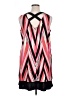 Notations Graphic Pink Casual Dress Size XL - photo 2