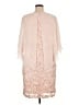 Connected Apparel 100% Polyester Tan Cocktail Dress Size 16 - photo 2
